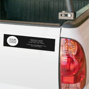 Autocollant De Voiture Ajouter votre logo Black Company Information