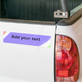 Autocollant De Voiture ajouter votre texte simple minimum personnalisé pe (Sur camion)