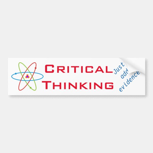 Autocollant De Voiture Ajoutez juste les preuves ! (Devant)