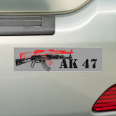 AUTOCOLLANT DE VOITURE AK 47 (En voiture)