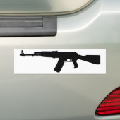 AUTOCOLLANT DE VOITURE AK - 47 (En voiture)