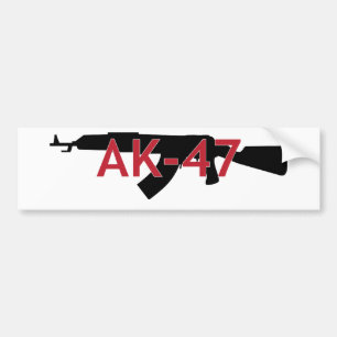 AUTOCOLLANT DE VOITURE AK-47