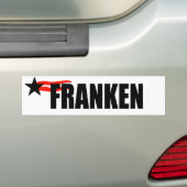 AUTOCOLLANT DE VOITURE AL FRANKEN (En voiture)