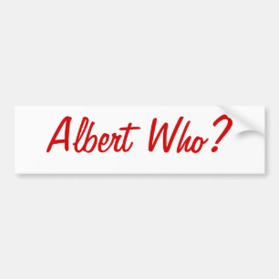 Autocollant De Voiture Albert qui ? Adhésif pour pare-chocs de St Louis