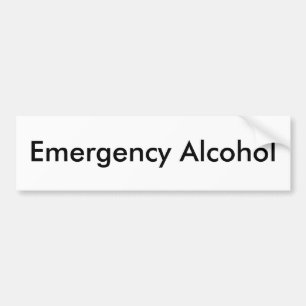 Autocollant De Voiture Alcool de secours