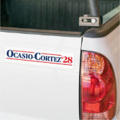 Autocollant De Voiture Alexandria Ocasio-Cortez AOC 2028 (Sur camion)