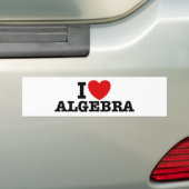 Autocollant De Voiture Algebra (En voiture)