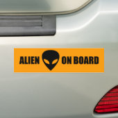 Autocollant De Voiture Alien à bord (En voiture)