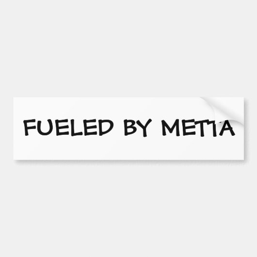 Autocollant De Voiture Alimenté par Metta (Devant)