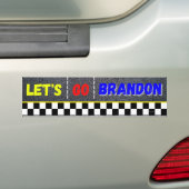 Autocollant De Voiture Allez Brandon Bumper Sticker (En voiture)