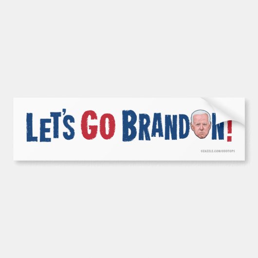 Autocollant De Voiture Allez Brandon Bumper Sticker (Devant)