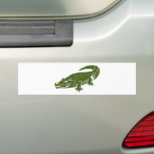 Autocollant De Voiture alligator de crocodile rétro (En voiture)