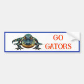 Autocollant De Voiture Alligator - Go Gators (Devant)