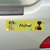 Autocollant De Voiture Aloha adhésif pour pare-chocs (En voiture)
