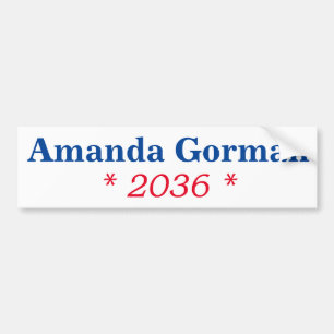 Autocollant De Voiture Amanda Gorman 2036