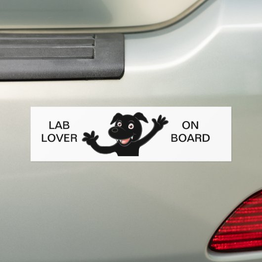 Autocollant De Voiture amant de laboratoire à bord (En voiture)