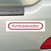 Autocollant De Voiture Ambassadeur (En voiture)