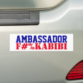 Autocollant De Voiture Ambassador F#%KABIBI Mike Huckabee Traitor to USA  (En voiture)