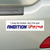 Autocollant De Voiture Ambition et plasma (En voiture)