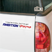 Autocollant De Voiture Ambition et plasma (Sur camion)