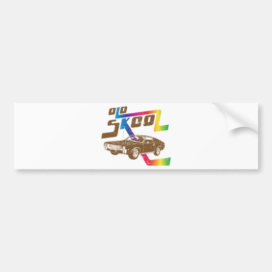 AUTOCOLLANT DE VOITURE AMC 1968 AMX (Devant)