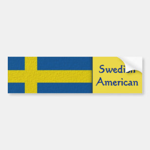 Autocollant De Voiture Américain suédois