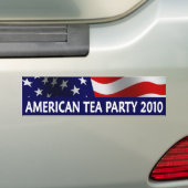 Autocollant De Voiture American Tea Party 2010 (En voiture)