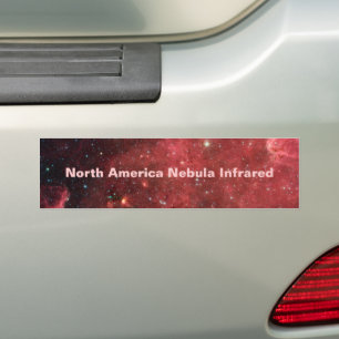 Autocollant De Voiture Amérique du Nord Nebula Infrarouge