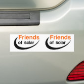 Autocollant De Voiture Amis de solaire (En voiture)