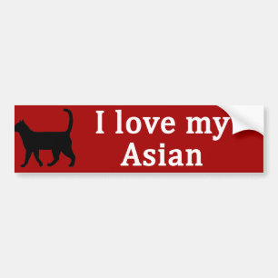 Autocollant De Voiture Amour asiatique