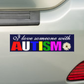 Autocollant De Voiture amour autiste (En voiture)
