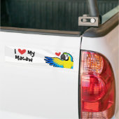Autocollant De Voiture Amour d'ara/perroquet (Sur camion)