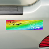 Autocollant De Voiture Amour d'arc-en-ciel (En voiture)