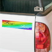 Autocollant De Voiture Amour d'arc-en-ciel (Sur camion)