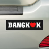 AUTOCOLLANT DE VOITURE AMOUR DE BANGKOK (En voiture)