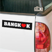 AUTOCOLLANT DE VOITURE AMOUR DE BANGKOK (Sur camion)