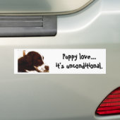 Autocollant De Voiture Amour de chiot (En voiture)