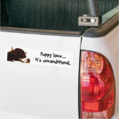 Autocollant De Voiture Amour de chiot (Sur camion)