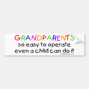 Autocollant De Voiture Amour de grands-parents