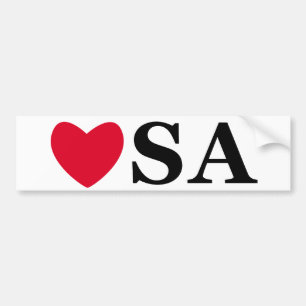 Autocollant De Voiture Amour Etats-Unis