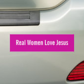 Autocollant De Voiture Amour Jésus de vraies femmes (En voiture)