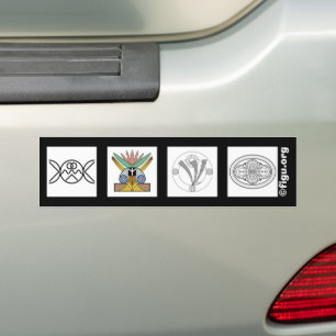 Autocollant De Voiture Amour Paix Liberté Harmonie