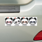 Autocollant De Voiture Amour Panda® (En voiture)