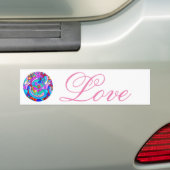 Autocollant De Voiture amour super hippie (En voiture)