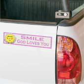 Autocollant De Voiture Amours de Dieu de sourire vous (Sur camion)