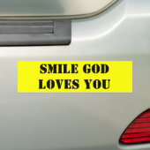 AUTOCOLLANT DE VOITURE AMOURS DE JÉSUS DE SOURIRE VOUS (En voiture)