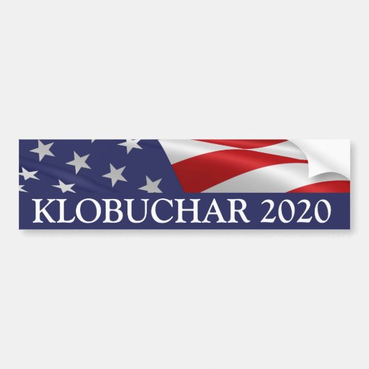 Autocollant De Voiture Amy Klobuchar pour le président 2020 (Devant)