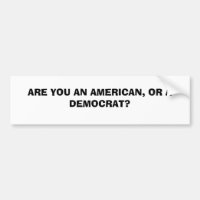 An American OR a Democrat