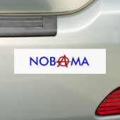 Autocollant De Voiture Anarchie de "Nobama" (En voiture)