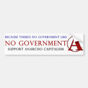 Autocollant De Voiture Anarcho tiré par la main Captalist - capitalisme +